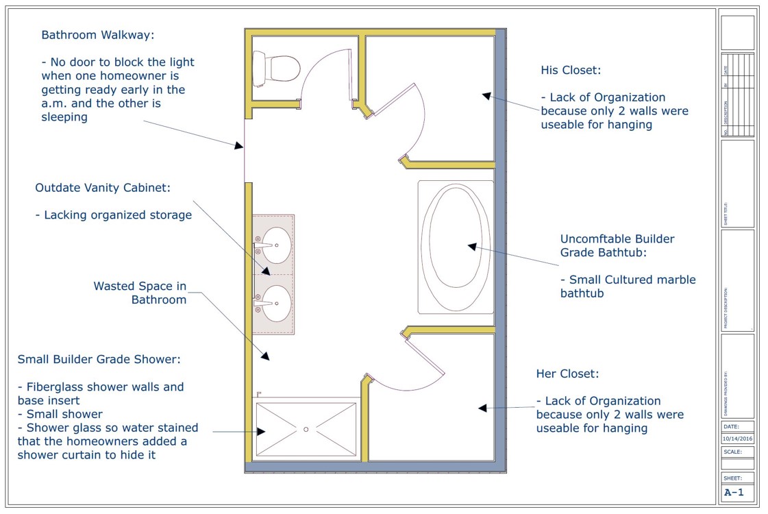 Tempe Bathroom Remodel Contractor Space Planning